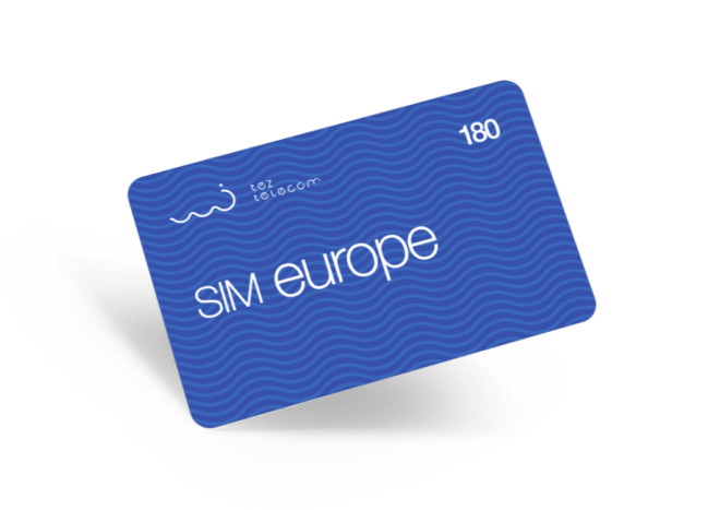 SIM Europe - 180 дней сервиса