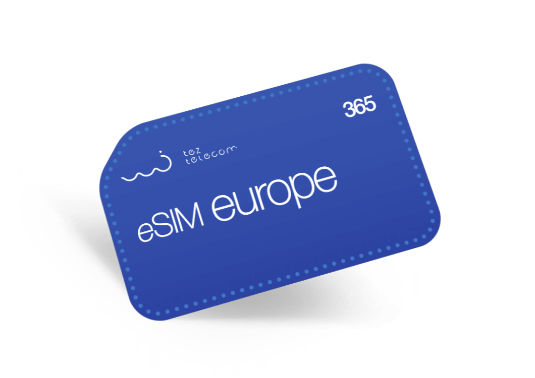 eSIM Europe 45€ / 30€ balance / 365 days of service + 1 eSIM for free