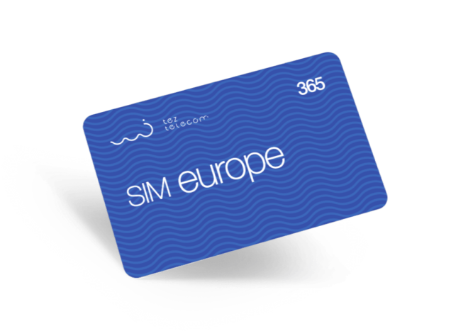 SIM Europe - 365 дней сервиса